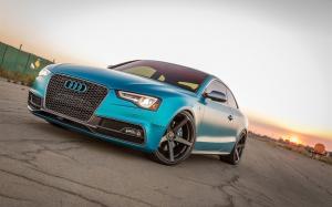 Audi S5 Coupe on Carbon Graphite Vorsteiner Wheels (V-FF 104) 2016 года 